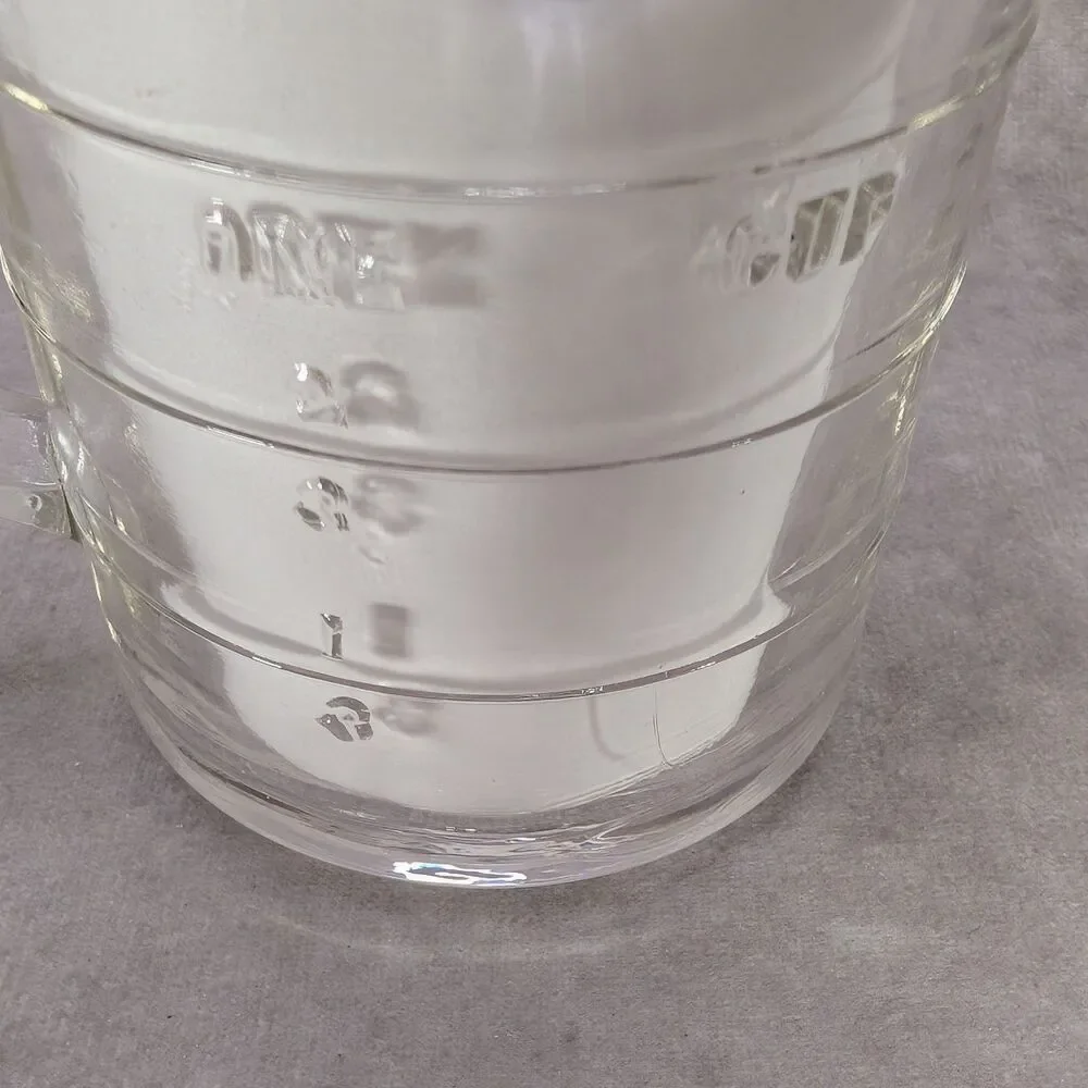 Vintage Hazel Atlas Glass 1 Cup Measuring Cup Raised Embossed Letters Block Logo